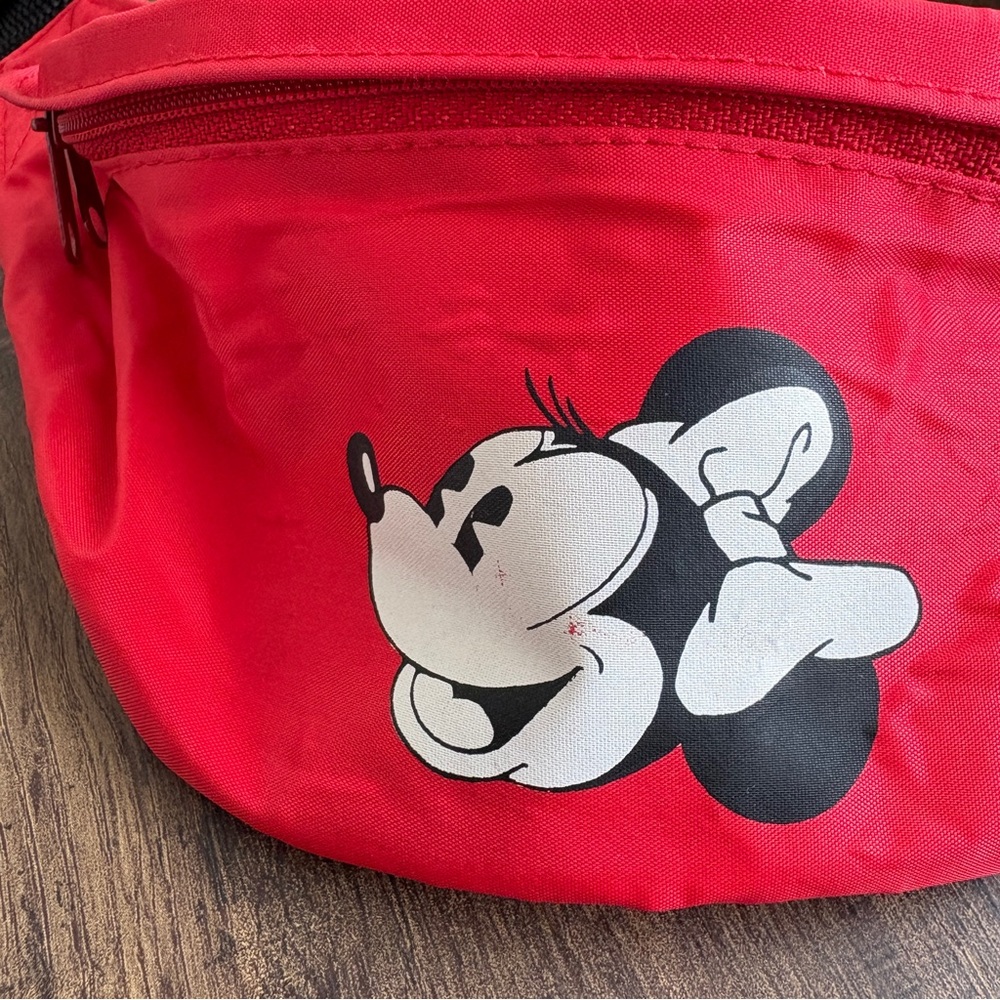 Vintage Minnie Mouse Red Fanny Pack Belt Bag | Walt Disney‎ Company